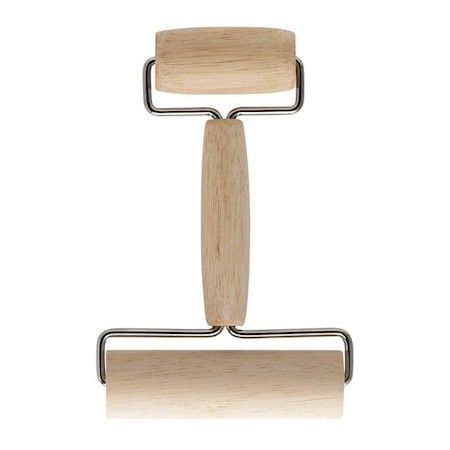 Harold Import Co Harold Import 6311559 7 in. x 4.5 in. dia. Wood Double Dough Roller 6311559